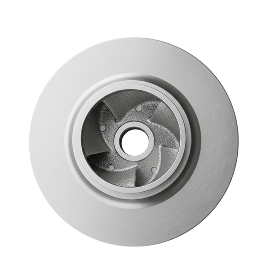ใบพัดปั๊มน้ำสแตนเลส Impeller ขนาดเส้นผ่าศูนย์กลาง 287 mm. หนา 121 mm. จำนวน 5 ใบพัด