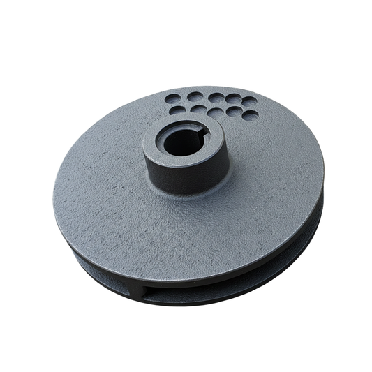 ใบพัดปั๊มน้ำเหล็ก Impeller ขนาดเส้นผ่าศูนย์กลาง 145 mm. หนา 65 mm. จำนวน 6 ใบพัด