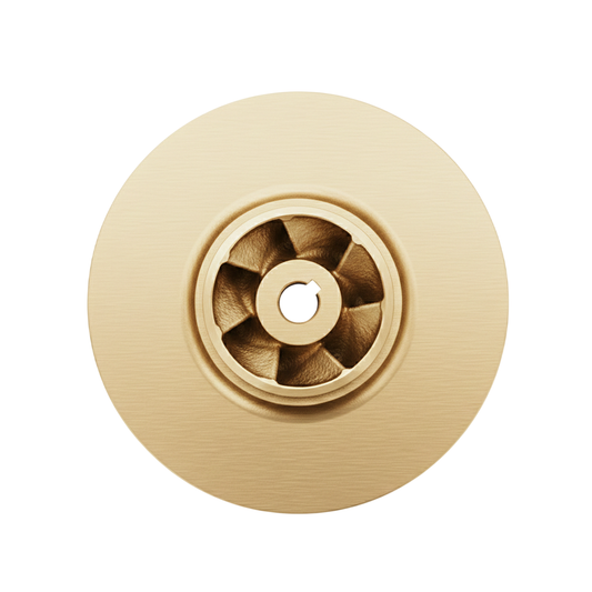 ใบพัดปั๊มน้ำทองเหลือง Impeller ขนาดเส้นผ่าศูนย์กลาง 325 mm. หนา 82 mm. จำนวน 7 ใบพัด.