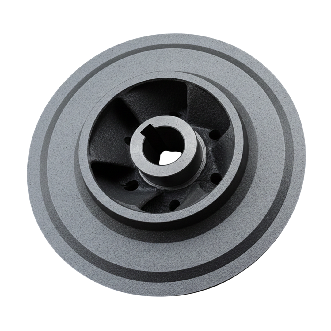 ใบพัดปั๊มน้ำเหล็ก Impeller ขนาดเส้นผ่าศูนย์กลาง 230 mm. หนา 70 mm. จำนวน 6 ใบพัด