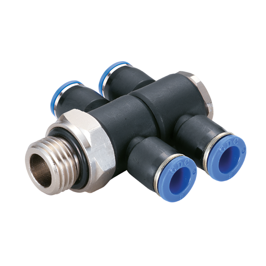 One-touch Fittings CDC Double Universal Tee PHT08-G04(2)