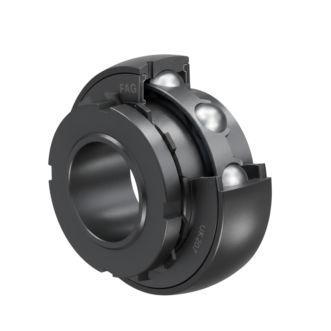ตลับลูกปืน FAG Radial Insert Ball Bearings With Adapter Sleeve Spherical outer ring UK210 90 มม.