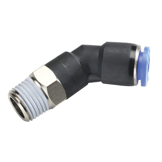 One-touch Fittings CDC Male 45' Elbow PL45 08-02