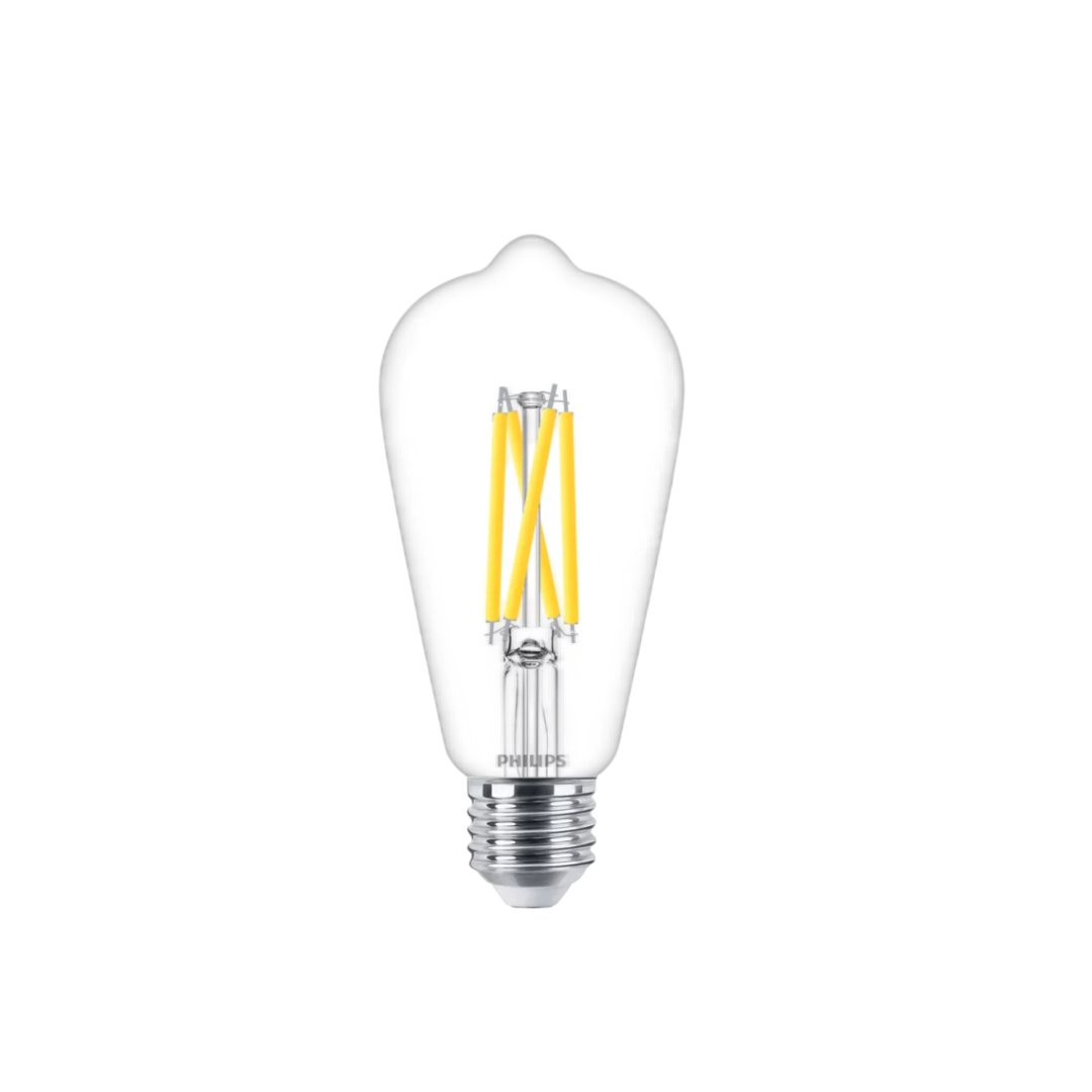 หลอดไฟ PHILIPS ชนิด หลอดไฟใส Filament ST64 E27 60 วัตต์ รหัส 8719514377219