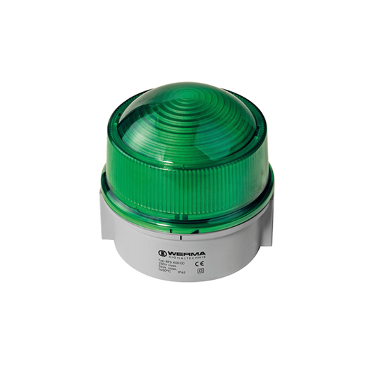 Signal and traffic lights WERMA รุ่น Traffic Lights Permanent Beacon BWM 12-230VAC/DC GN 895.200.00 ไฟสัญญาณ