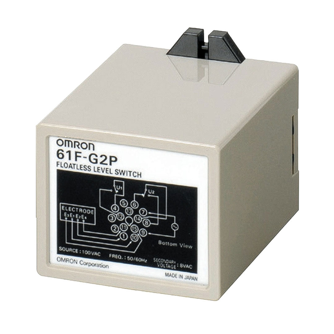 Floatless Level Controllers Omron สวิตช์ไม่มีลูกลอย (แบบปลั๊กอิน) 61F-G2P AC200