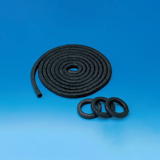 ปะเก็นเชือก VALQUA 6201 ยาว 3 เมตร หนา 8 มม.