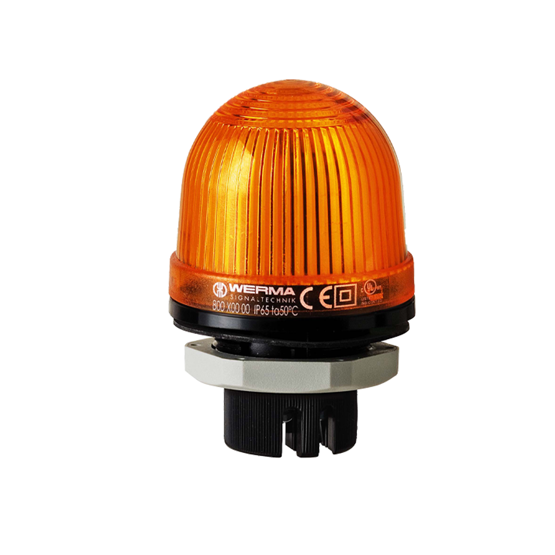 Signal and traffic lights WERMA รุ่น EvoSIGNAL Mini-Midi-Maxi Signal Beacons Permanent Beacon EM 12-230VAC/DC YE 800.300.00 ไฟสัญญาณ
