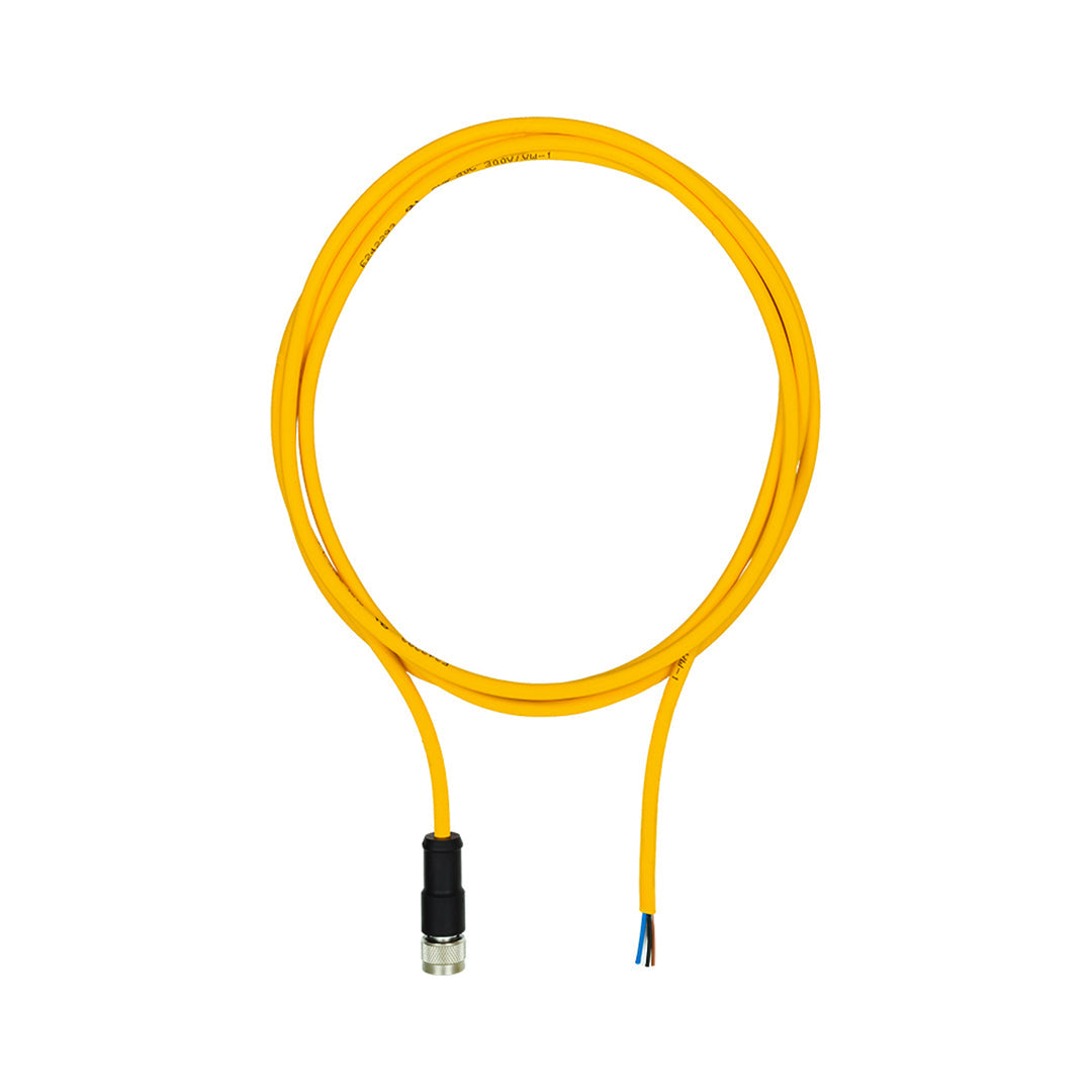 Cable and Plug สายเคเบิ้ลและปลั๊ก PILZ PSEN op cable axial M12 4-p. shield.  3m code 630303