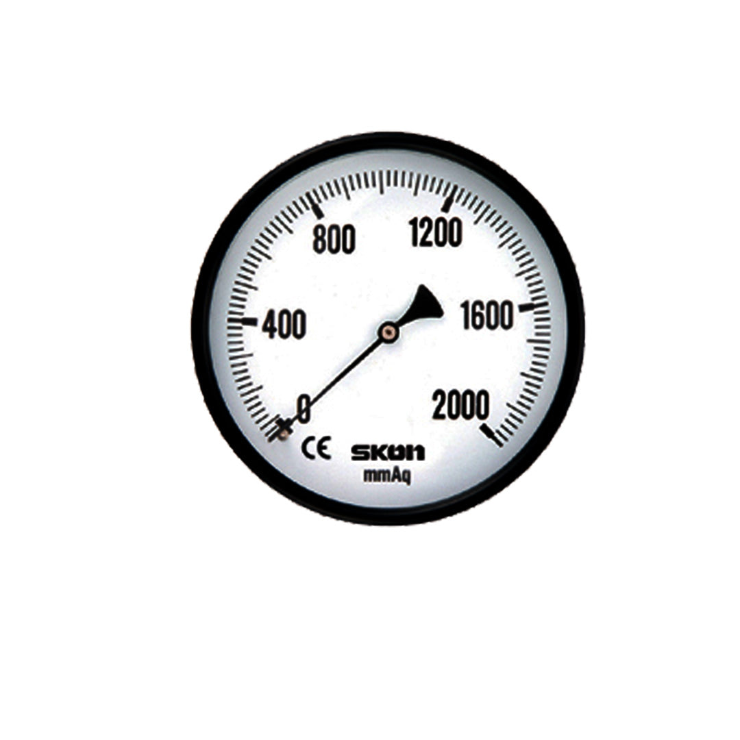 Pressure gauge skon เกจวัดแรงดันไมโคร LBM/CBM Model 615-52 Szie 75 mm.