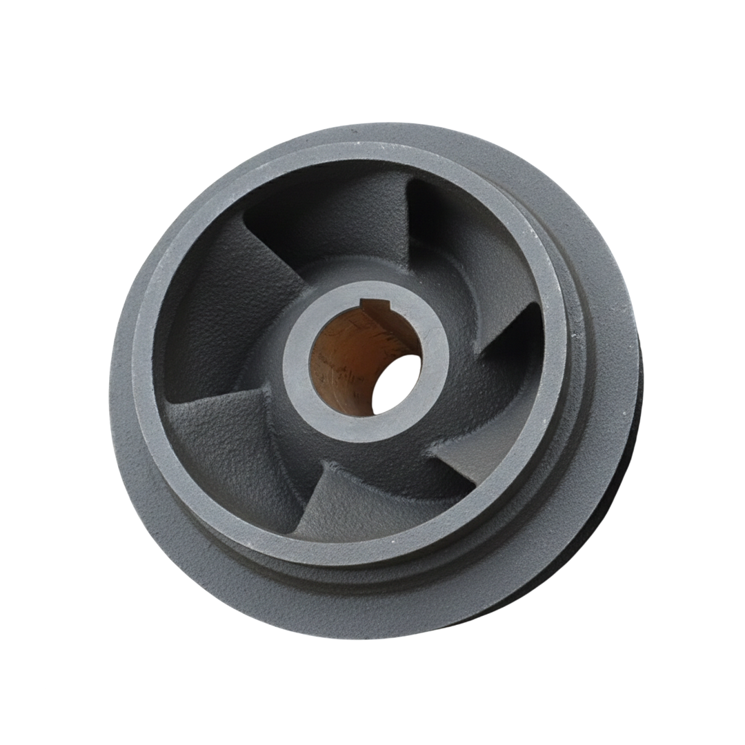 ใบพัดปั๊มน้ำเหล็ก Impeller ขนาดเส้นผ่าศูนย์กลาง 323 mm. หนา 264 mm. จำนวน 6 ใบพัด.
