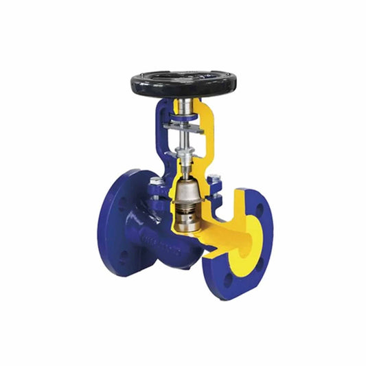 Globe valve โกลบวาล์วซีลหน้าแปลน Zetkama valve PN16 DN65 2-1/2นิ้ว Model 234