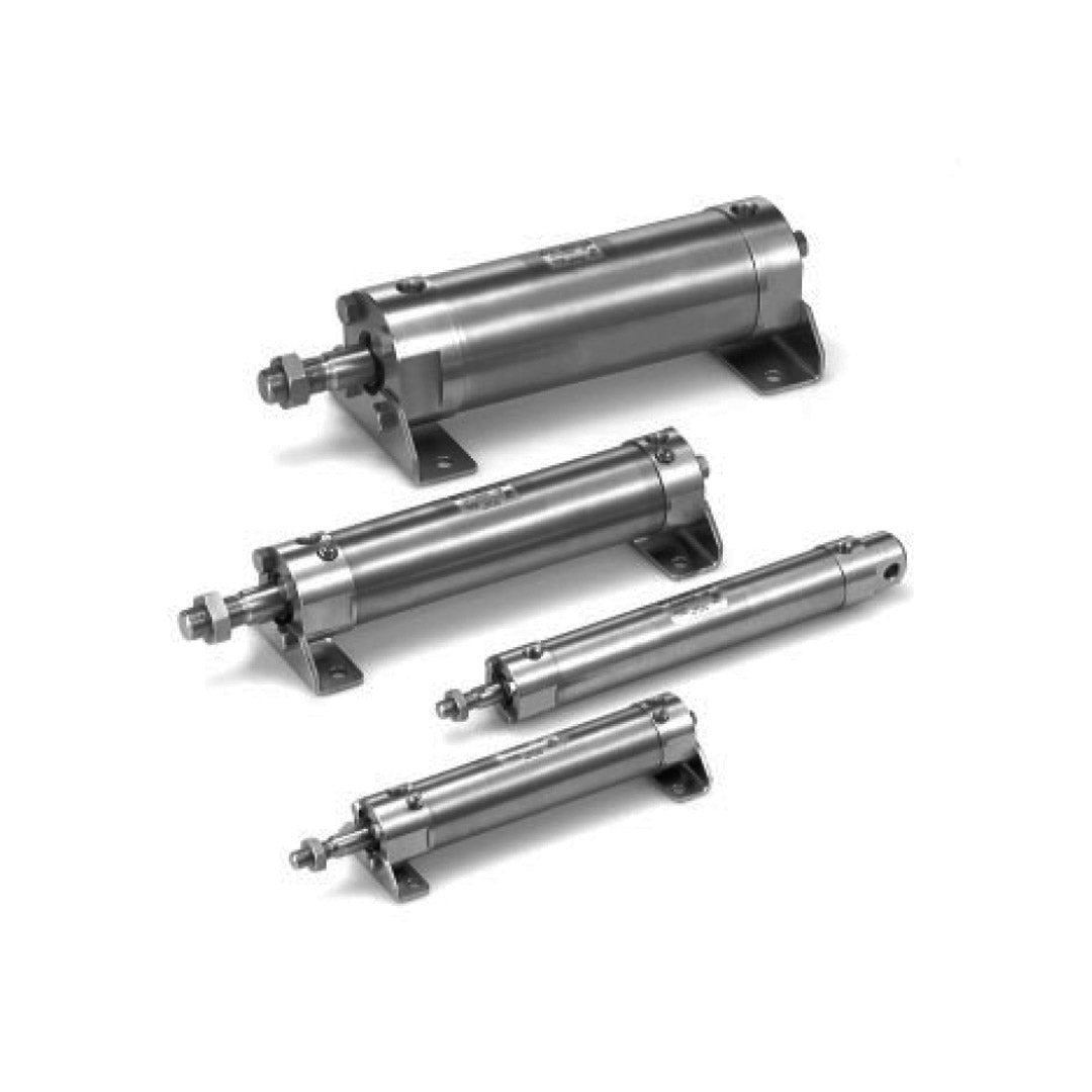 Air Cylinder SMC กระบอกลม CG5-S Series Rod side fl ange type (F) ขนาดรูเจาะ 80 มม.