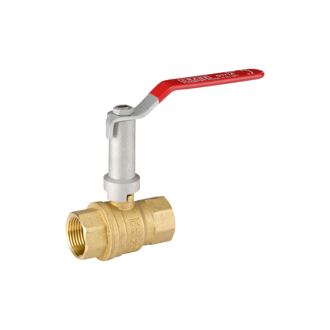 Extended Stem Ball Valve Crane 3/8 (นิ้ว) DZR Brass PN16 Model D171AEXS