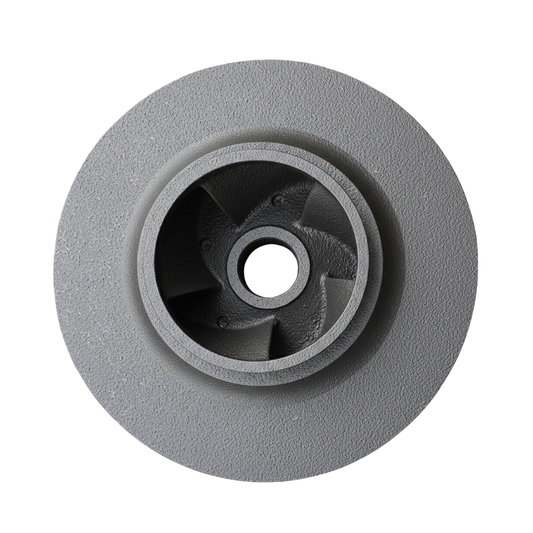 ใบพัดปั๊มน้ำเหล็ก Impeller ขนาดเส้นผ่าศูนย์กลาง 287 mm. หนา 121 mm. จำนวน 5 ใบพัด