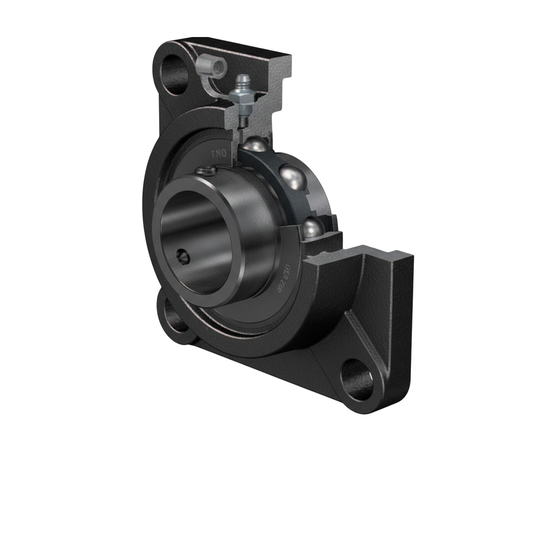 ตลับลูกปืน FAG Four-bolt Flanged Housing Units Square Version With Grub Screws in Inner Ring UCF205-14 95 มม.