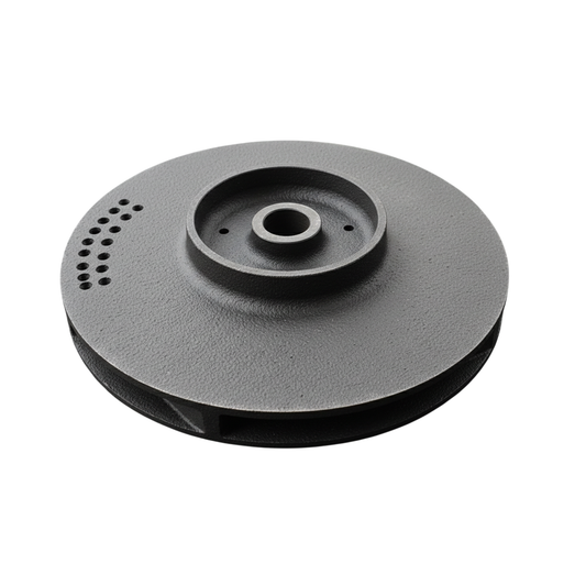 ใบพัดปั๊มน้ำเหล็ก Impeller ขนาดเส้นผ่าศูนย์กลาง 375 mm. หนา 77 mm. จำนวน 5 ใบพัด