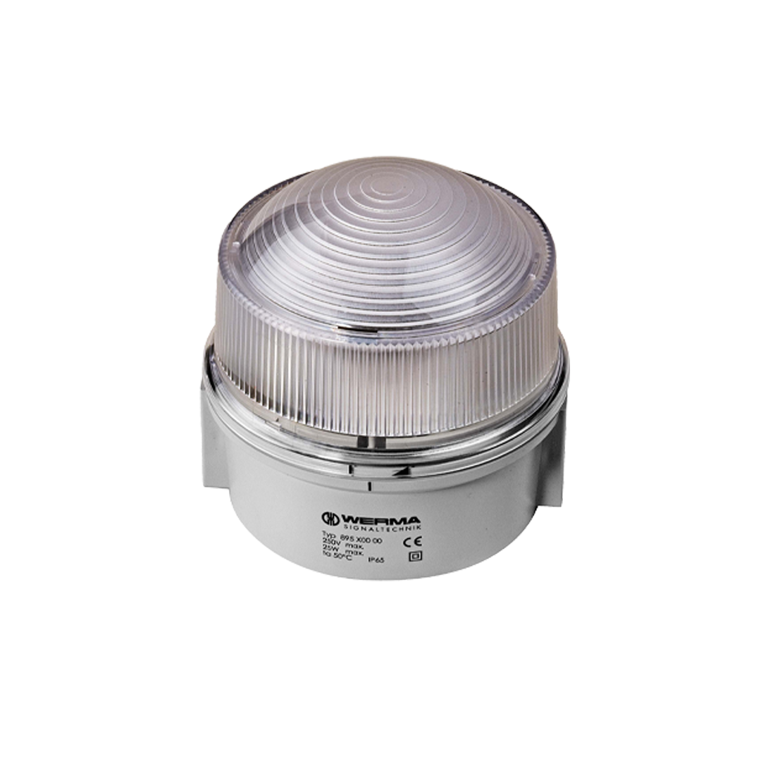 Signal and traffic lights WERMA รุ่น Traffic Lights Permanent Beacon BWM 12-230VAC/DC CL 895.400.00 ไฟสัญญาณ