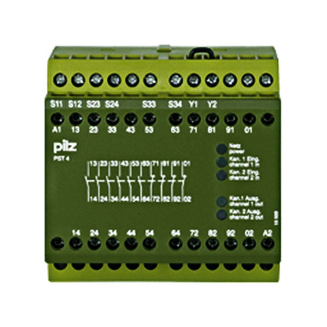 Safety Relays PILZ เซฟตี้ รีเลย์ PST 4 24 V DC 6N/O 4N/C code 720300