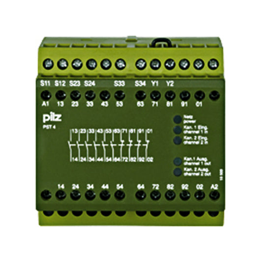 Safety Relays PILZ เซฟตี้ รีเลย์ PST 4 24 V DC 6N/O 4N/C code 720300