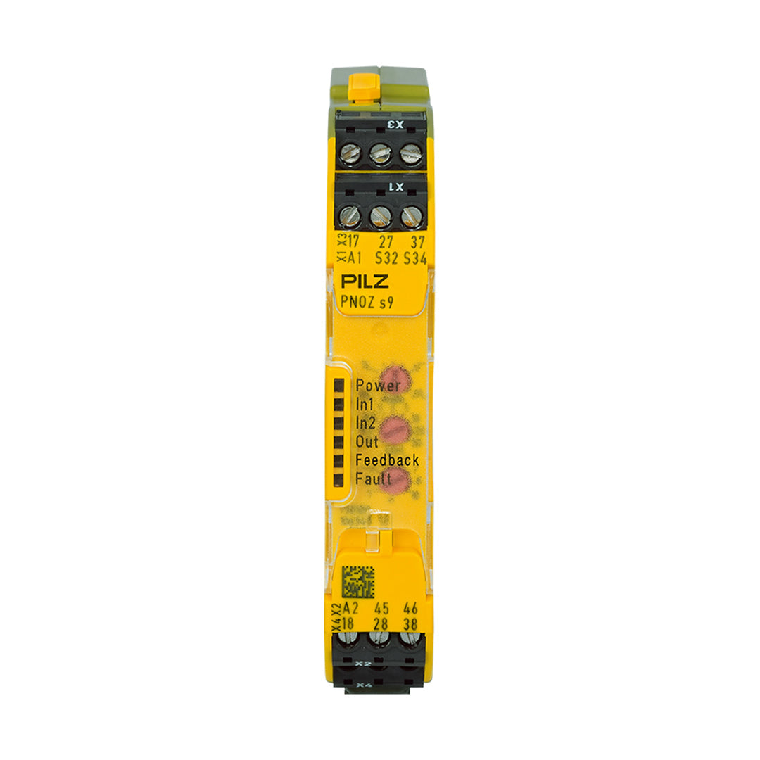 Safety Relays PILZ เซฟตี้ รีเลย์ PNOZ s9 24VDC 3 n/o t 1 n/c t code 750109