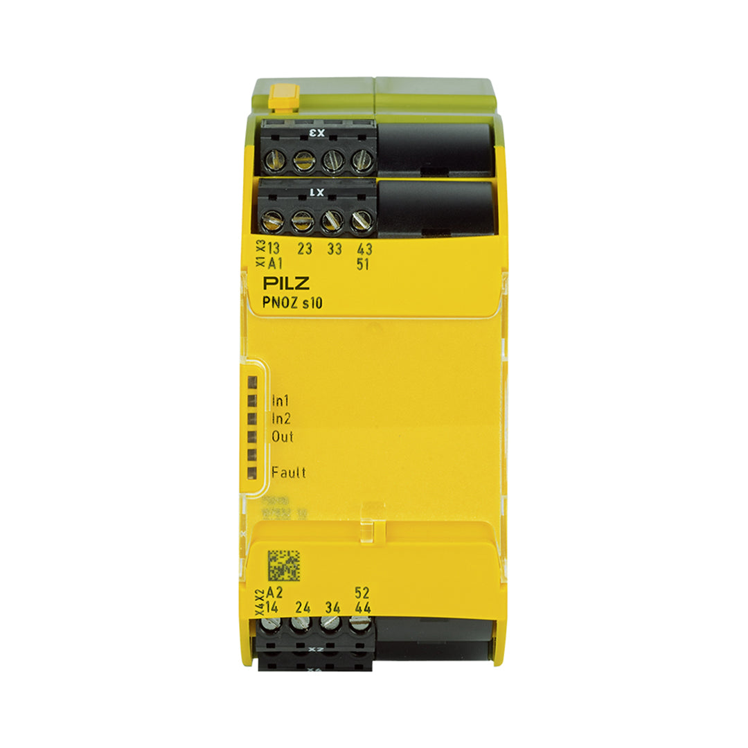 Safety Relays PILZ เซฟตี้ รีเลย์ PNOZ s10 24VDC 4 n/o 1 n/c code 750110