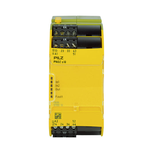 Safety Relays PILZ เซฟตี้ รีเลย์ PNOZ s10 24VDC 4 n/o 1 n/c code 750110
