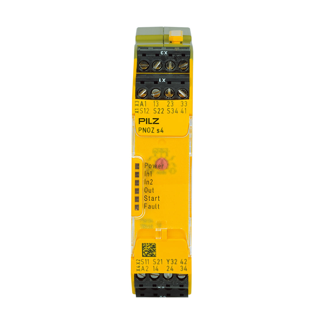 Safety Relays PILZ เซฟตี้ รีเลย์ PNOZ s4 48-240VACDC 3 n/o 1 n/c code 750134