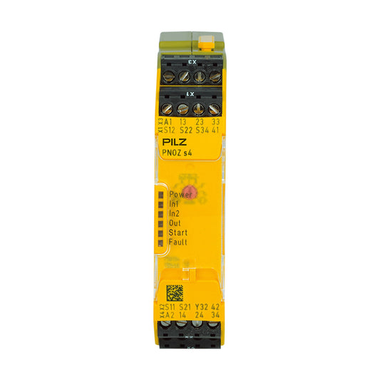Safety Relays PILZ เซฟตี้ รีเลย์ PNOZ s4 48-240VACDC 3 n/o 1 n/c code 750134