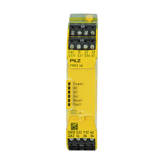 Safety Relays PILZ เซฟตี้ รีเลย์ PNOZ s6 48-240VACDC 3 n/o 1 n/c code 750136