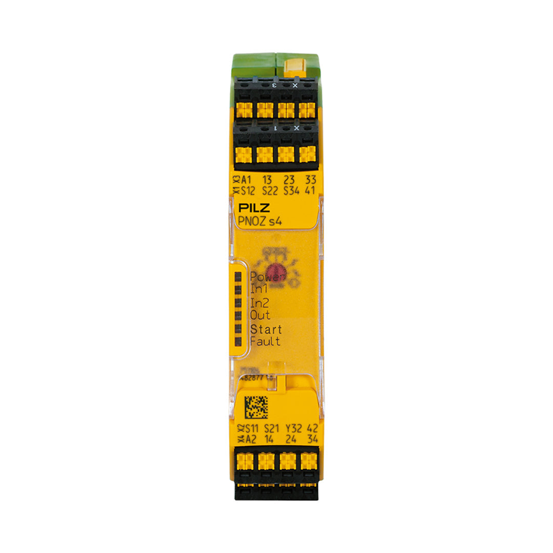 Safety Relays PILZ เซฟตี้ รีเลย์ PNOZ s4 C 24VDC 3 n/o 1 n/c code 751104