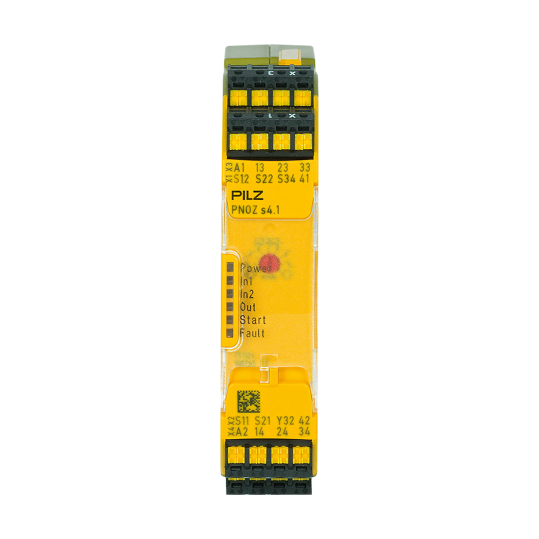 Safety Relays PILZ เซฟตี้ รีเลย์ PNOZ s4.1 C 24VDC 3 n/o 1 n/c code 751124