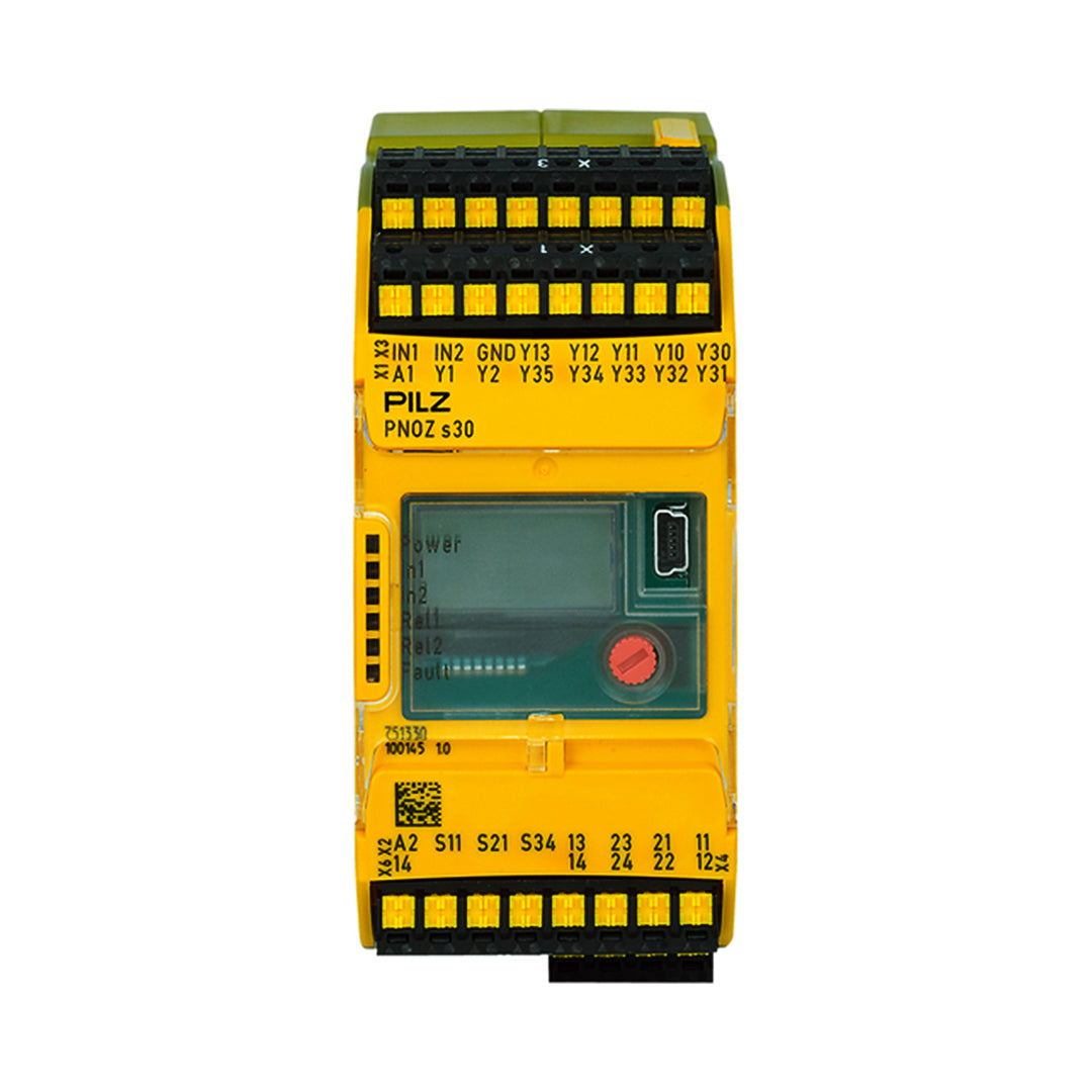 Safety Relays PILZ เซฟตี้ รีเลย์ PNOZ s30 C 24-240VACDC 2 n/o 2 n/c code 751330