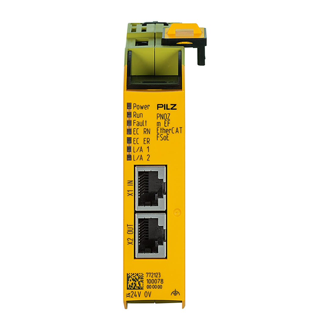 Small Controllers PILZ คอนโทรลเลอร์ขนาดเล็ก PNOZ m EF EtherCAT FSOE code 772123