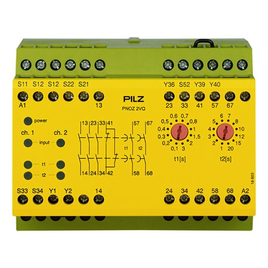 Safety Relays PILZ เซฟตี้ รีเลย์ PNOZ 2VQ 24VDC 3n/o 1n/c 2n/o t code 774013