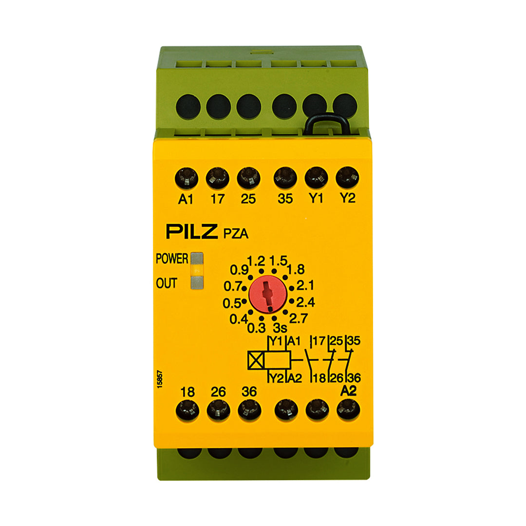 Safety Relays PILZ เซฟตี้ รีเลย์ PZA 3/24VDC 1n/o 2n/c code 774041