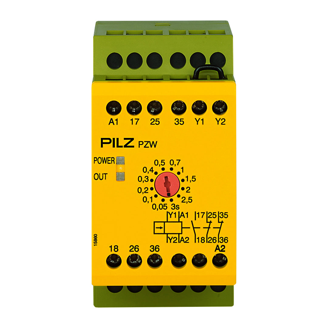 Safety Relays PILZ เซฟตี้ รีเลย์ PZW 3/24VDC 1n/o 2n/c code 774042