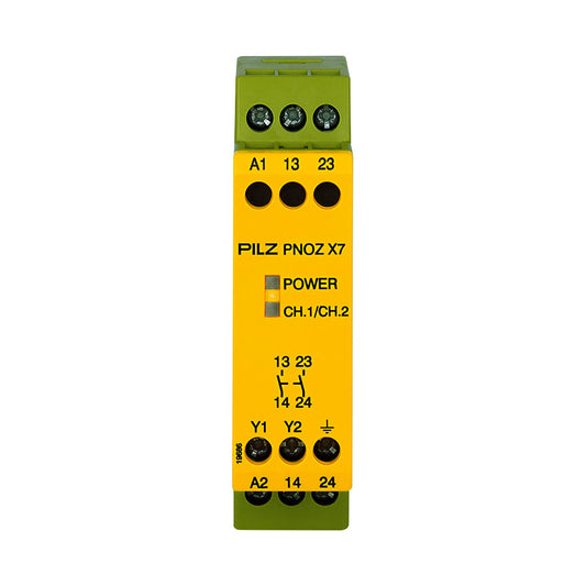 Safety Relays PILZ เซฟตี้ รีเลย์ PNOZ X7 115VAC 2n/o code 774054