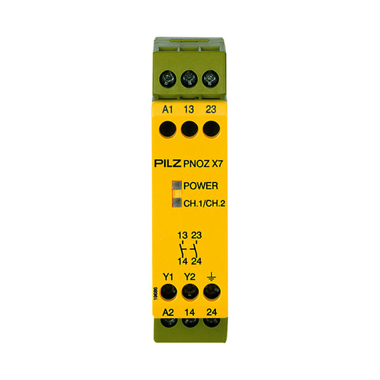 Safety Relays PILZ เซฟตี้ รีเลย์ PNOZ X7 240VAC 2n/o code 774057
