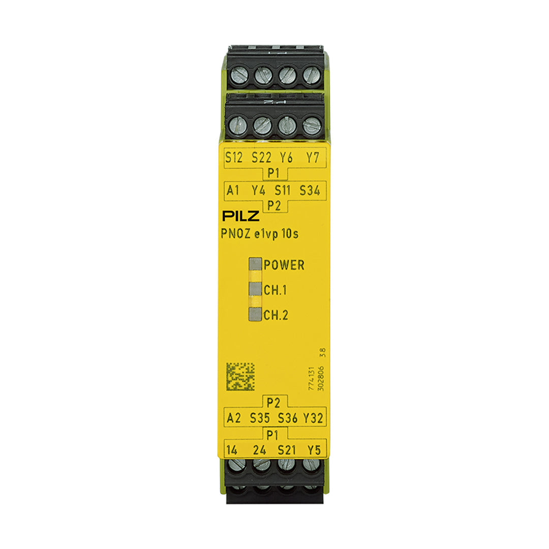 Safety Relays PILZ เซฟตี้ รีเลย์ PNOZ e1vp 10/24VDC 1so 1so t code 774131