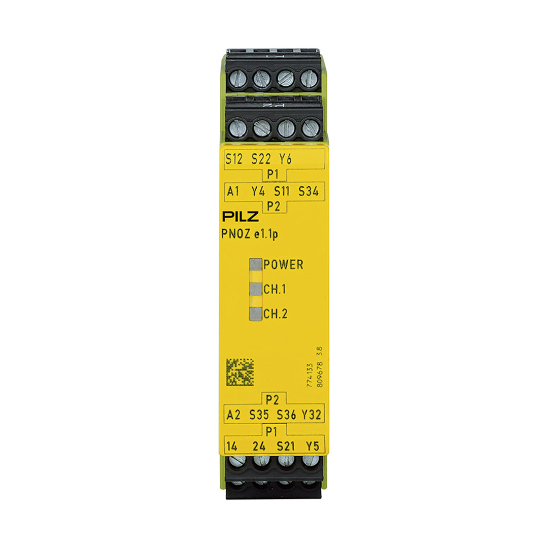 Safety Relays PILZ เซฟตี้ รีเลย์ PNOZ e1.1p 24VDC 2so code 774133