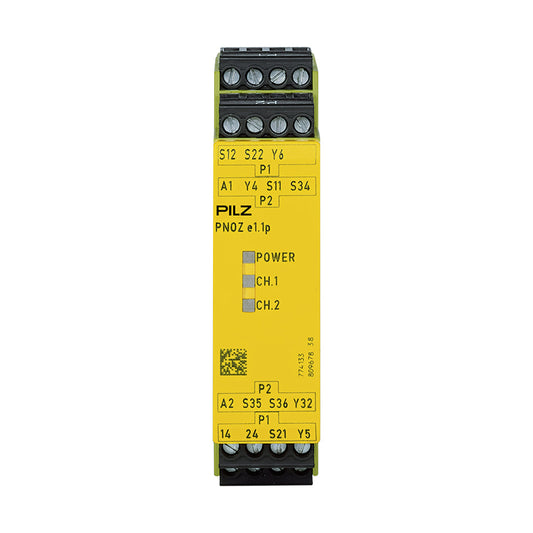 Safety Relays PILZ เซฟตี้ รีเลย์ PNOZ e1.1p 24VDC 2so code 774133