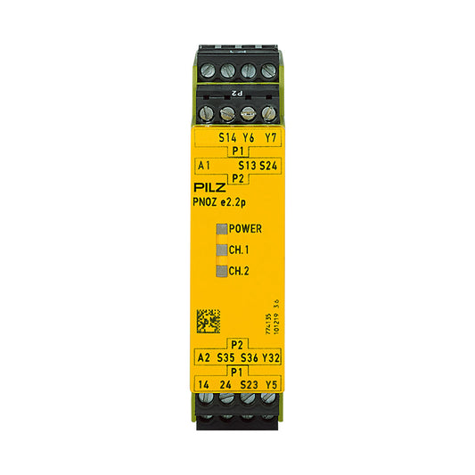 Safety Relays PILZ เซฟตี้ รีเลย์ PNOZ e2.2p 24VDC 2so code 774135