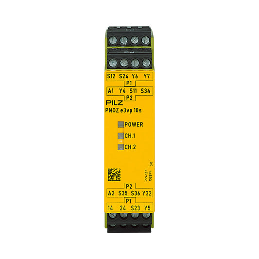 Safety Relays PILZ เซฟตี้ รีเลย์ PNOZ e3vp 10/24VDC 1so 1so t code 774137