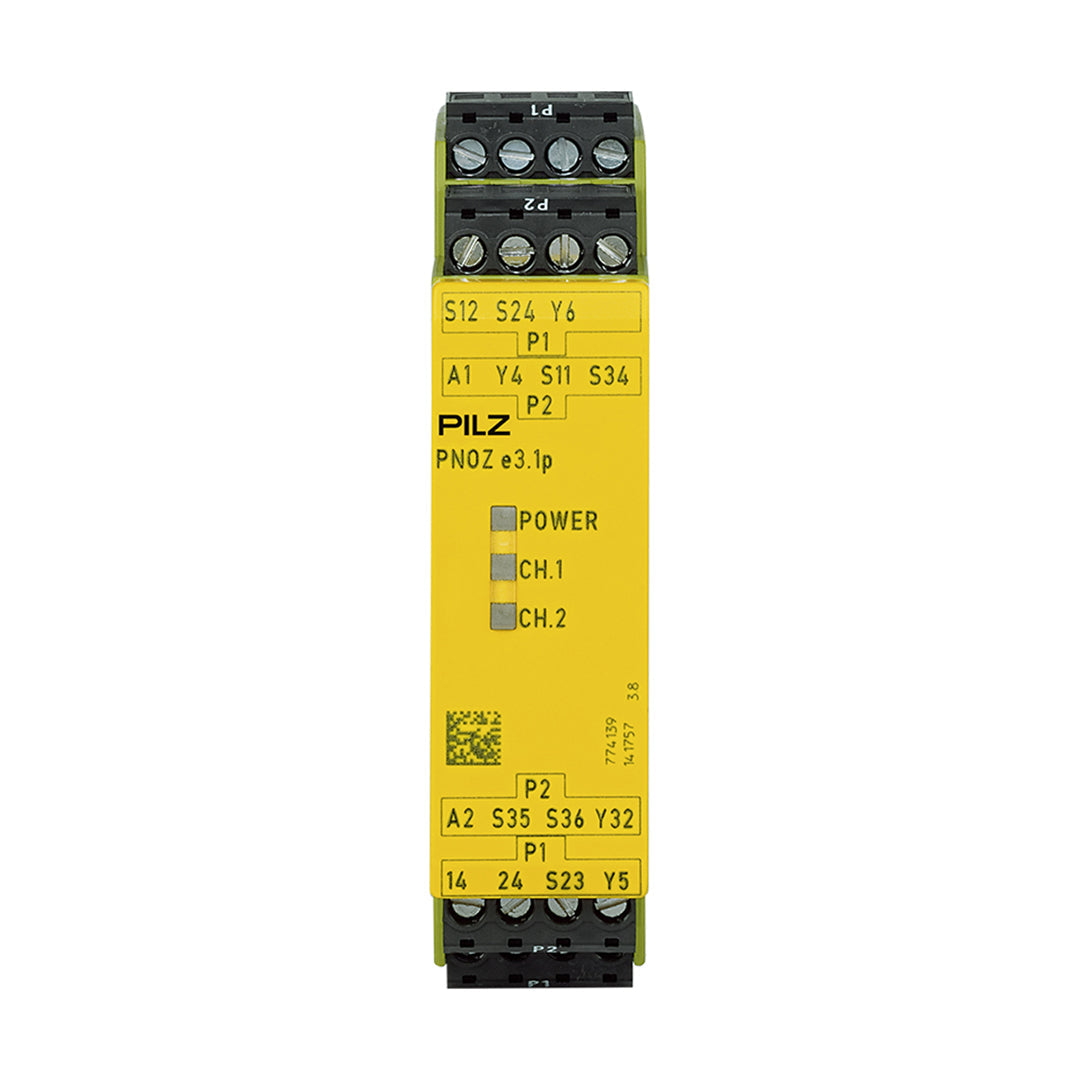 Safety Relays PILZ เซฟตี้ รีเลย์ PNOZ e3.1p 24VDC 2so code 774139