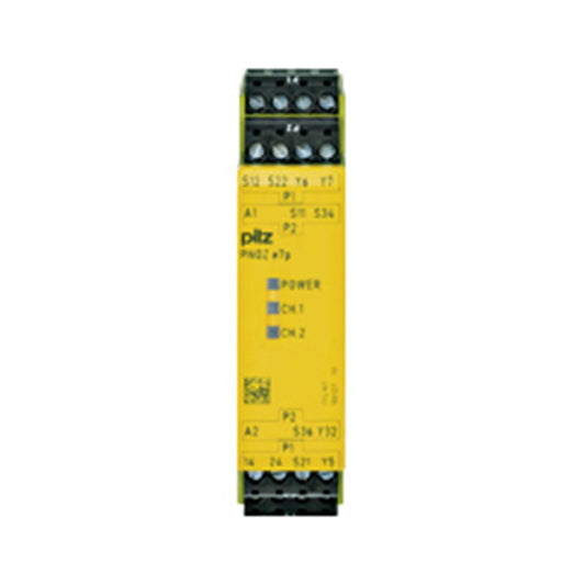Safety Relays PILZ เซฟตี้ รีเลย์ PNOZ e7p 24VDC 2 so code 774197