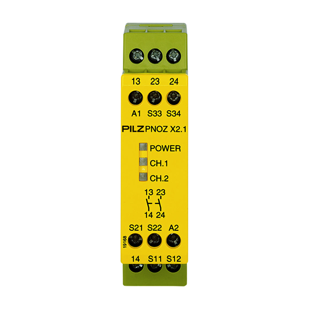 Safety Relays PILZ เซฟตี้ รีเลย์ PNOZ X2.1 24VAC/DC 2n/o code 774306