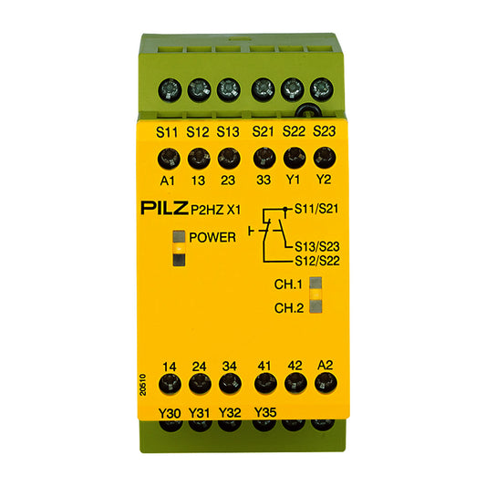 Safety Relays PILZ เซฟตี้ รีเลย์ P2HZ X1 24VAC 3n/o 1n/c code 774330