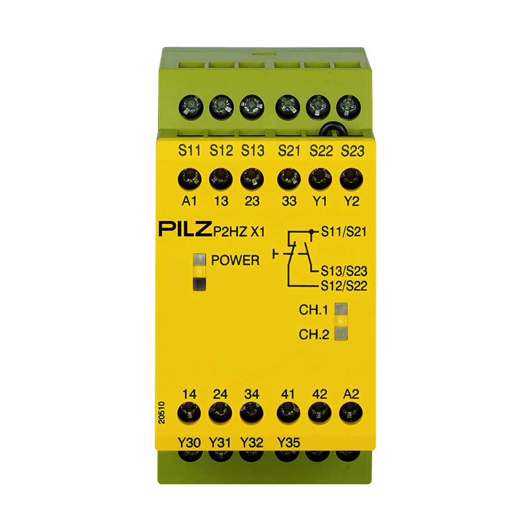 Safety Relays PILZ เซฟตี้ รีเลย์ P2HZ X1 24VDC 3n/o 1n/c code 774340