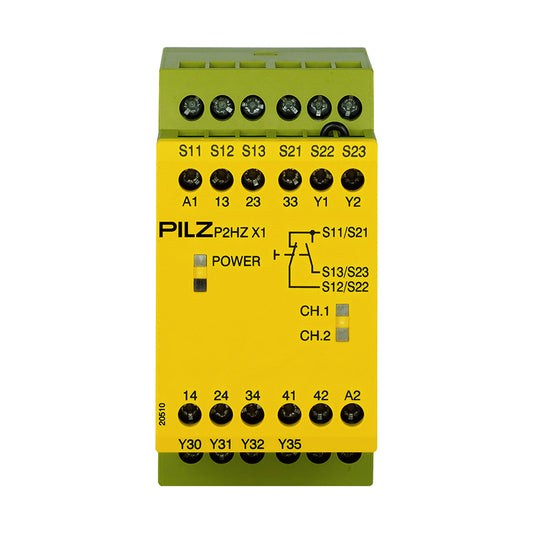 Safety Relays PILZ เซฟตี้ รีเลย์ P2HZ X1 24VDC 3n/o 1n/c code 774340